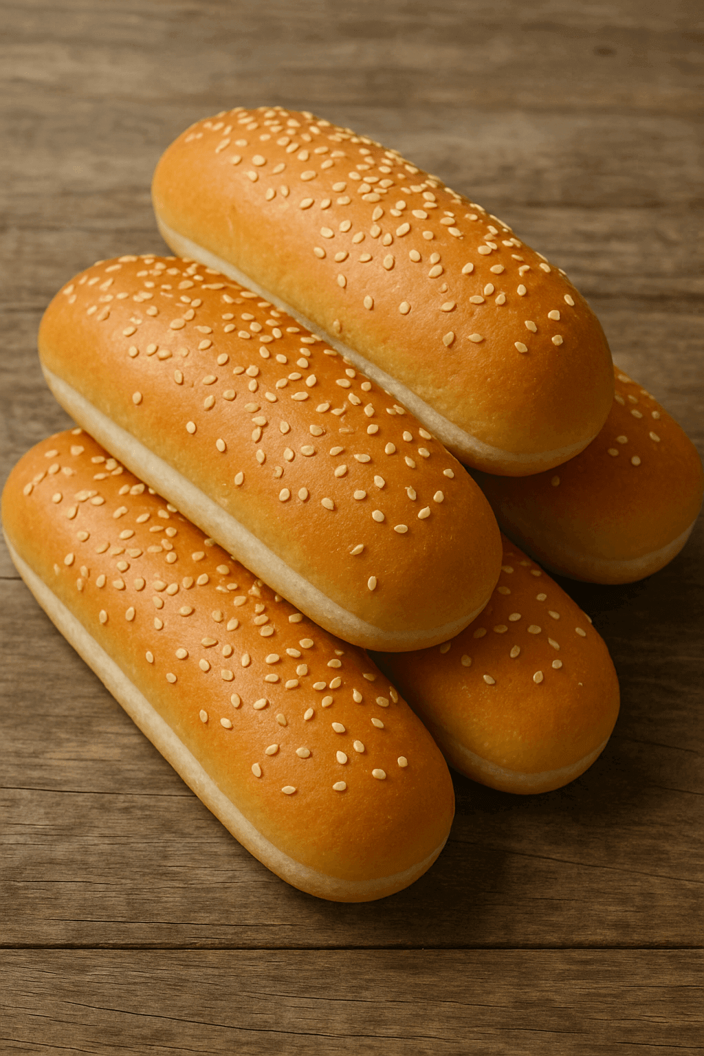 Panes y salchichas para perros calientes